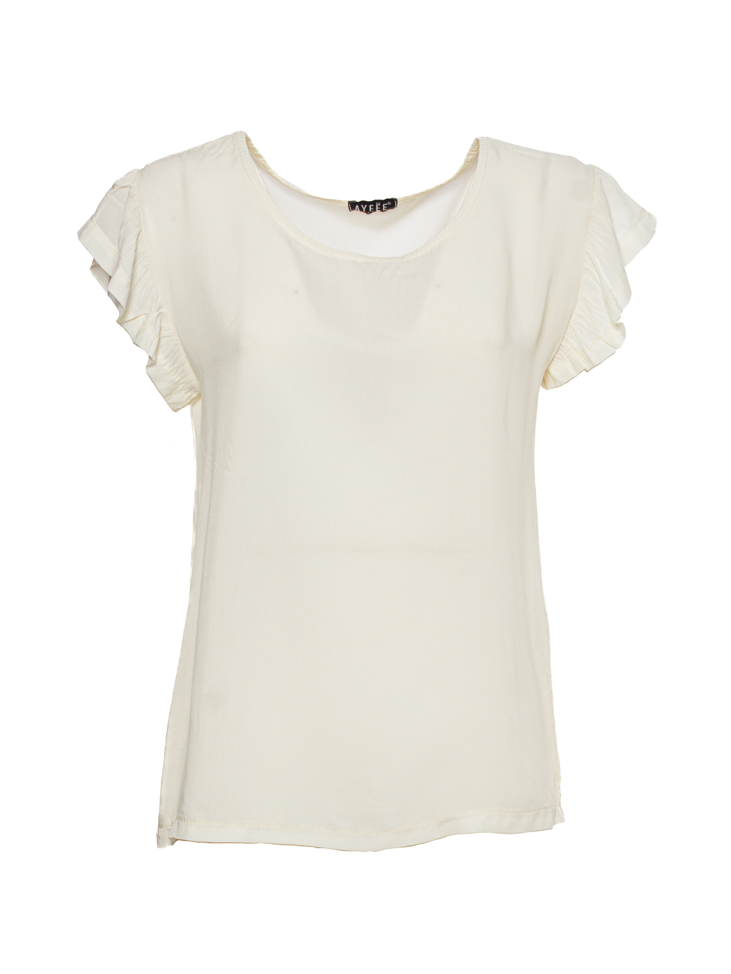 TOP MANICA ROUCHE 4 TG 100% VI MADE IN ITALY